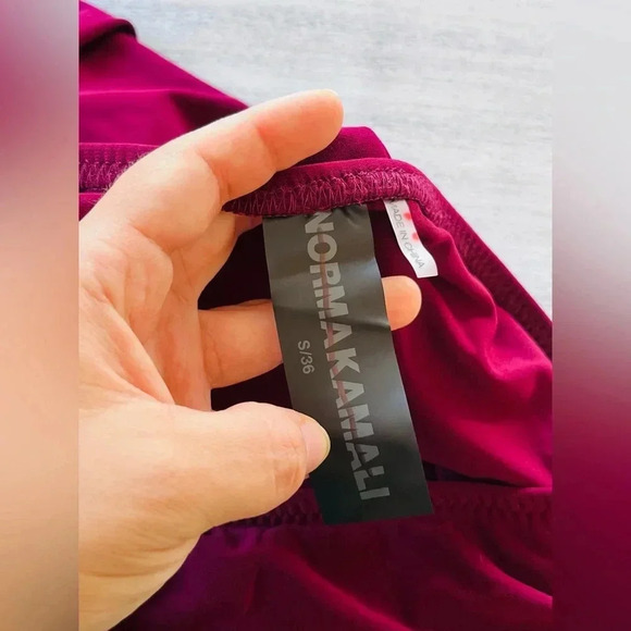 Free People Norma Kamali Diana Mini Dress in Plum Size Small NWOT $195 - Picture 6 of 11